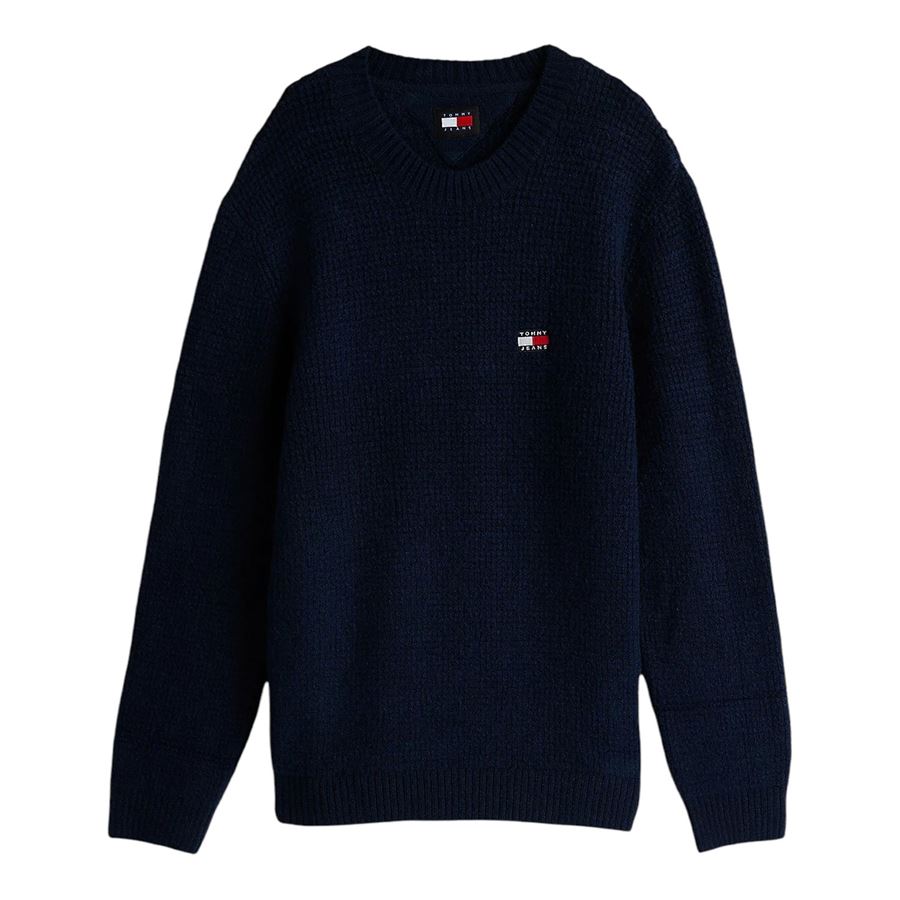Pullover in maglia a nido d'ape con lana Tommy Jeans | DM0DM19431C1G